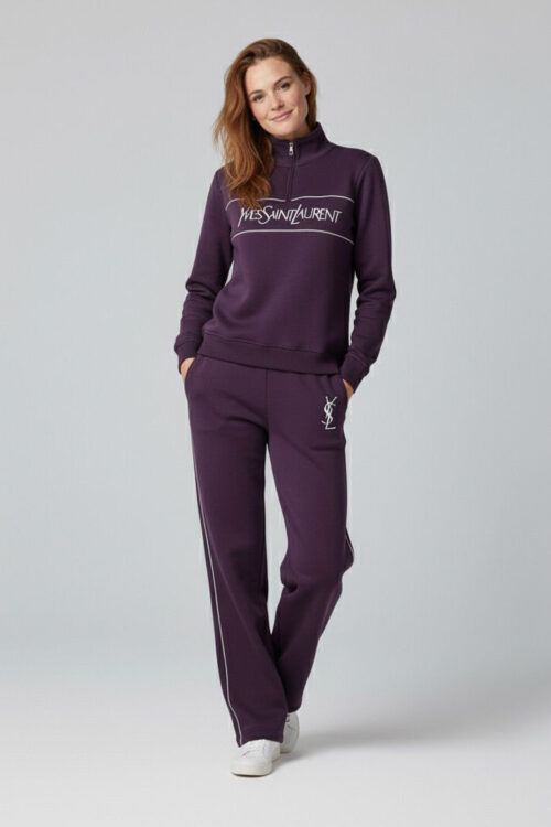 Basic Colored Sweatpants With Elastic Hems
