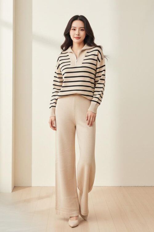 Short Nylon-Effect Puffer Jacket